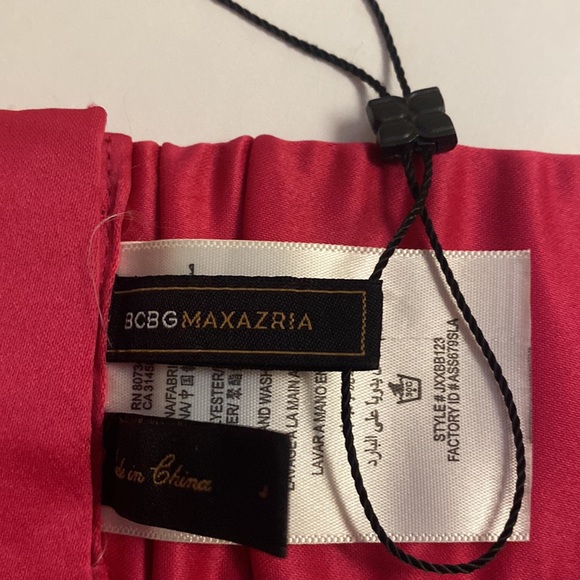 BCBG MaxAzria satin taxido belt - Picture 8 of 9